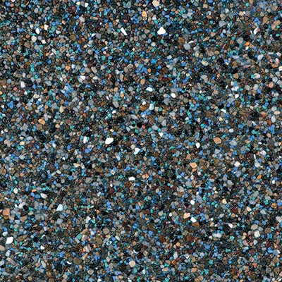 StoneScapes Midnight Blue Mini pebble finish sample