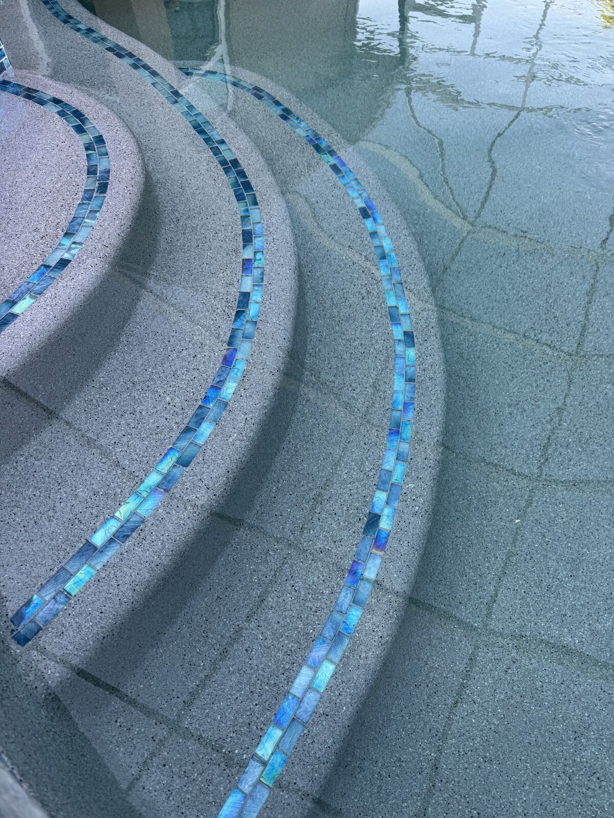 Rotonda West pool resurfaced with French Gray Mini finish